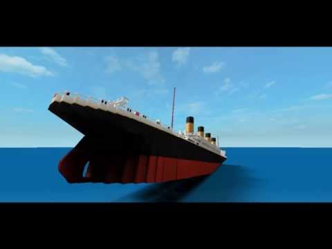 Roblox Titanic Sinking Youtube - sinking ship roblox britannic script