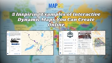 5 Inspiring Examples of Interactive Dynamic Maps You Can Create Online #trending #viral #map #mapog