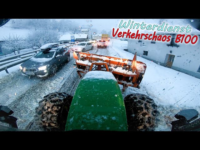 Verkehrschaos B100, Winterdienst in Oberkärnten ❄️