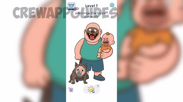 "Arrange the faces correctly" - I am Not a Robot - Brain Test - Level 7 (No Commentary)