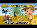 Animals with Patterns Minisode Compilation (Part 1/2) - Leo The Wildlife Ranger | Animation