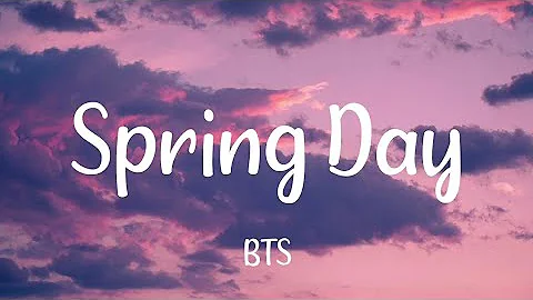 BTS - "Spring Day" Easy Lyrics