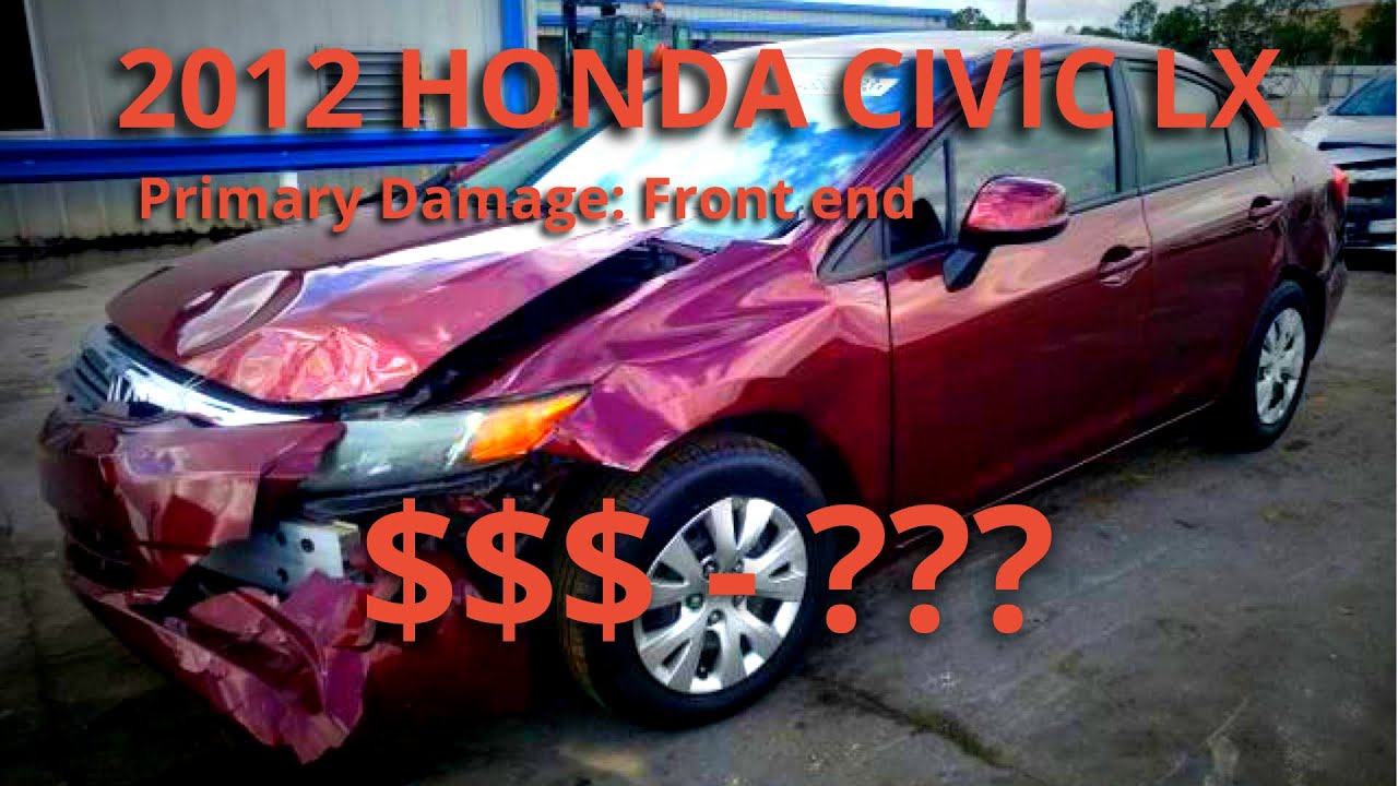 Join the Honda Civic Fan Club: Bid on this 2012 Civic LX at Copart!