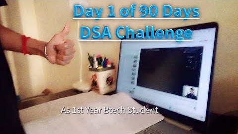 Day 1 of my 90 days DSA Challenge| 1st year Computer Engineering Student| #dsa #btech 