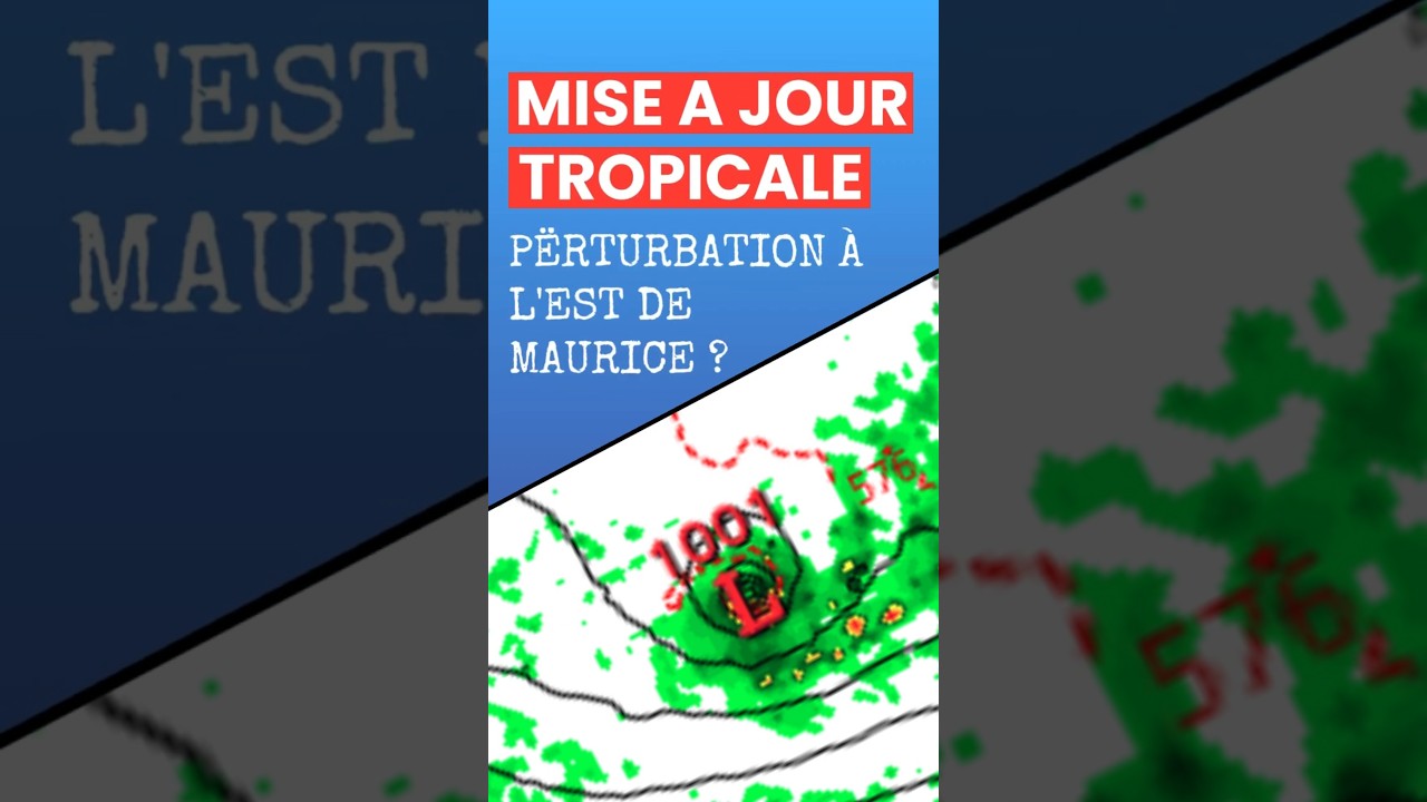 Une tempête tropicale potentielle se forme près de Maurice, de La Réunion #weather #maurice #cyclone