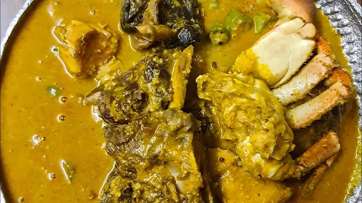 How I Prepare My Authentic Ghana 🇬🇭 Nkateb3 (peanut and palm nut soup 🍲)