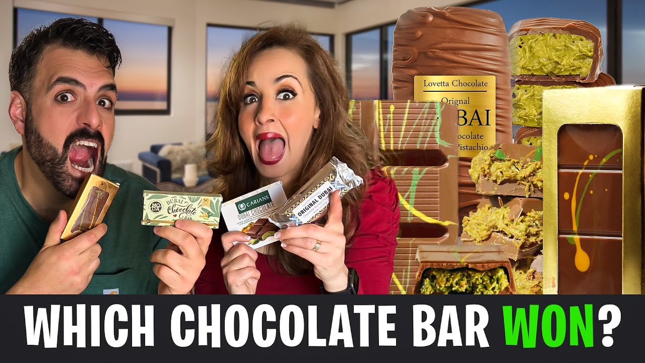 WE RATED the TOP 6 VIRAL DUBAI CHOCOLATE BARS on AMAZON- Worth the HYPE? #dubaichocolatebar