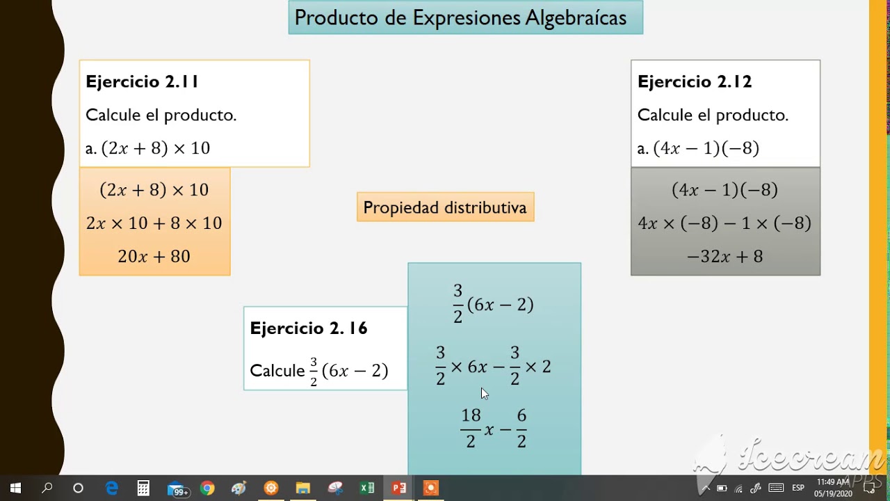 PRODUCTO Y DIVISION DE EXPRESIONES ALGEBRAICAS YouTube