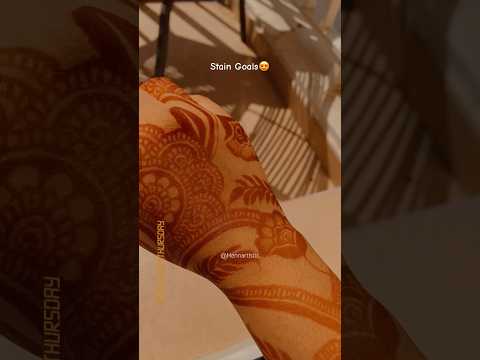 Intricate henna with