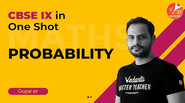 Probability in One Shot | CBSE Class 9 Maths Chapter 15 | NCERT Solutions | Vedantu 9 and 10 English