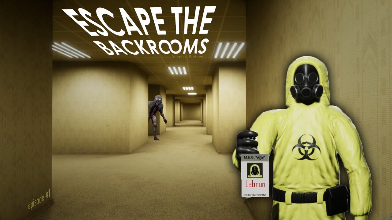 ESCAPE THE BACKROOMS is the FUNNIEST Horror Game... | ETB E1