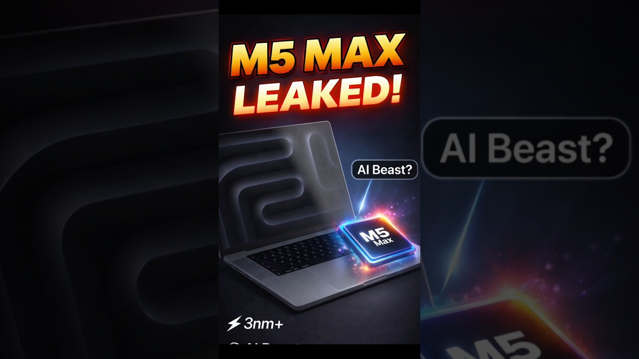 Macbook Pro M5 Max Specs LEAKS 🤔 