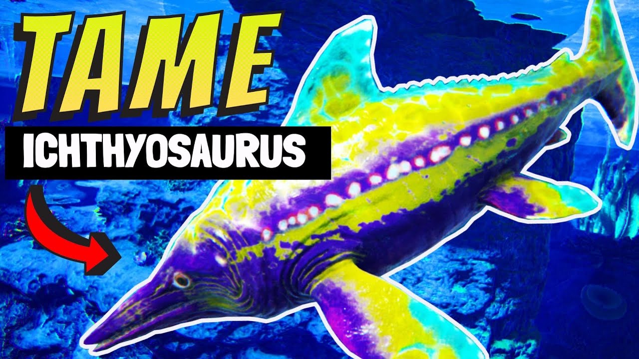 ARK ICHTHYOSAURUS TAME | domar ichthyosaurus ark | Ark Genesis Tips | Ark genesis Guide
