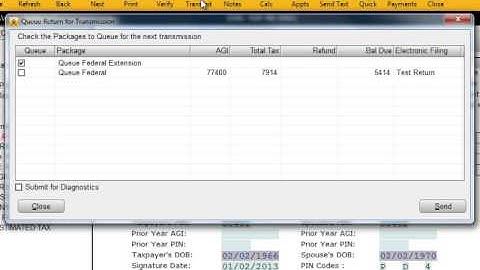 How to Add Form 4868 - CrossLink Professional Tax Software