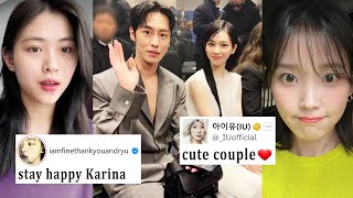 Famous Reaction On Aespa's Karina & Actor Lee Jae Wook dating ❤️