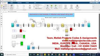 Improvement in Rotor Stability in 3 Machine 9 Bus System Using UPFC www.matlabprojectscode.com