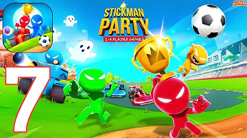 Stickman Party: 4 Player Games - Gameplay Part 7 Walkthrough (iOS,Android)