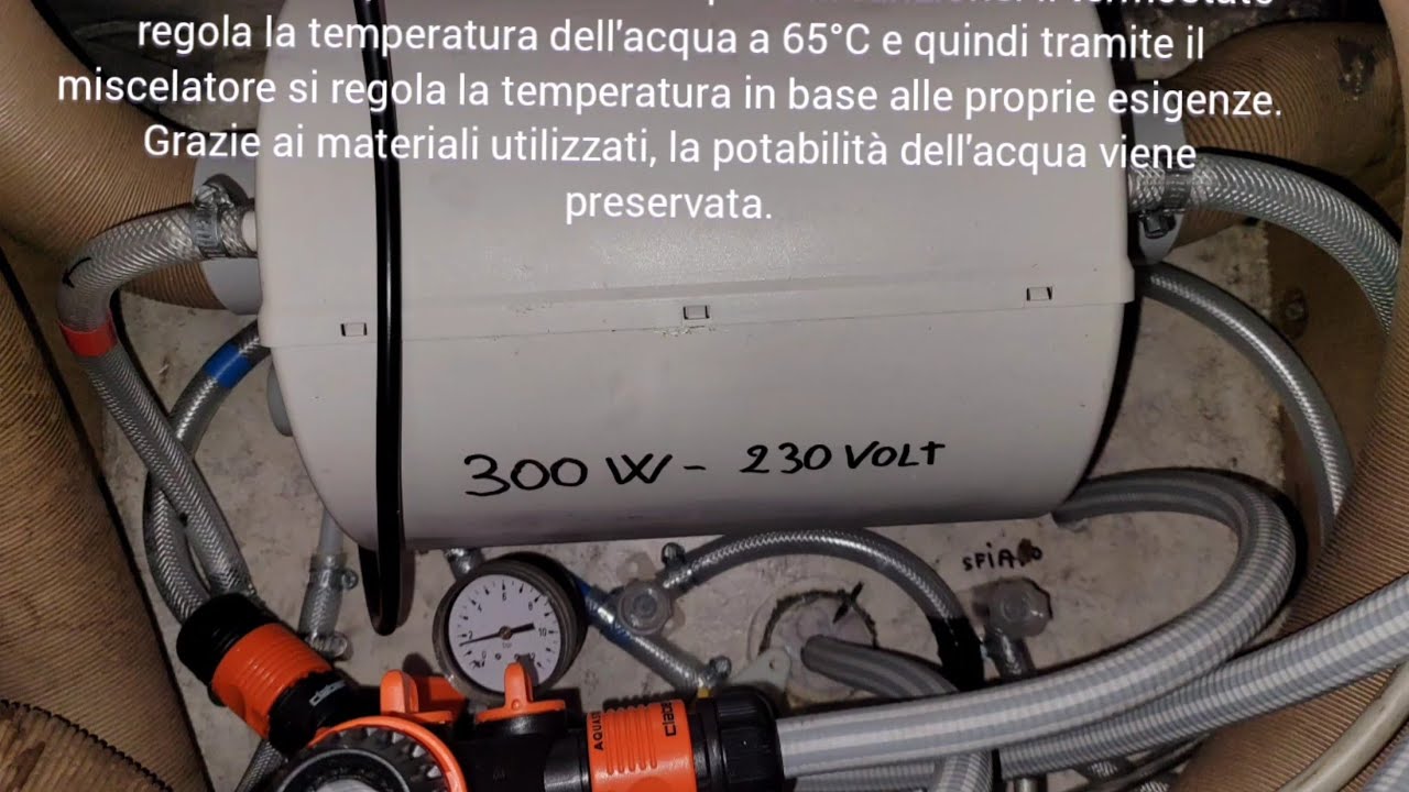 Boiler TRUMA THERME (sul camper acqua a 60°) 