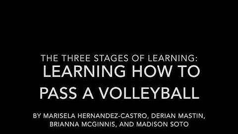 Three Stages of Learning a Motor Skill