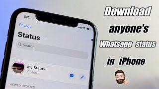 How to save WhatsApp Statuses in any iPhone