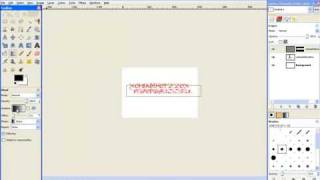 Gimp Reflected Text Tutorial