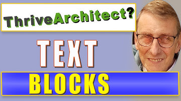 Thrive Text Block Explained [Tutorial]