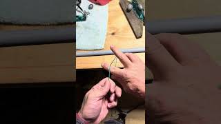 How to tie limb lines/bush hooks for catfish #catfish #fishing #hunting