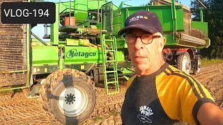 FARMVLOG #194 harvesting potatoes, pulling foliage, sowing.