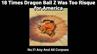 18 Times Dragon Ball Z Was Too Risque For America 미국에서 보기엔 상당히 리스키했던 드래곤볼 장면들