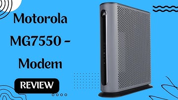 Motorola MG7550 - Modem with Built in WiFi | Approved for Comcast Xfinity Review