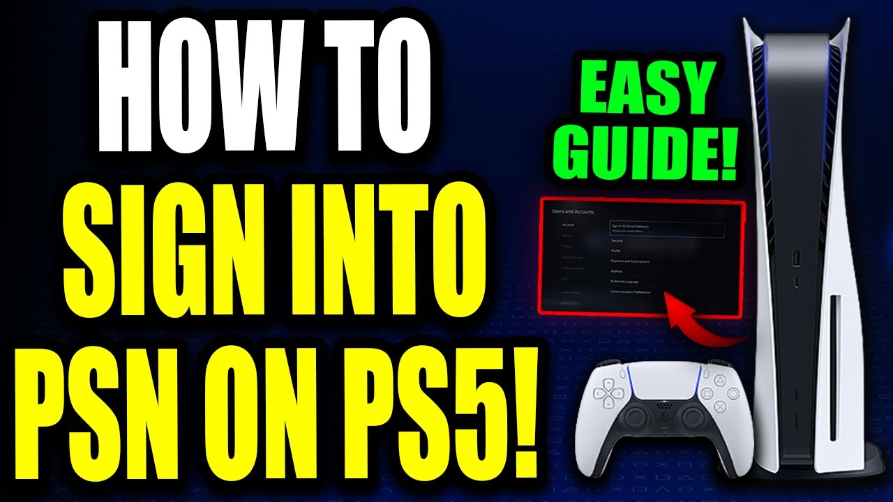 how to sign in on psn on ps5｜TikTok Search