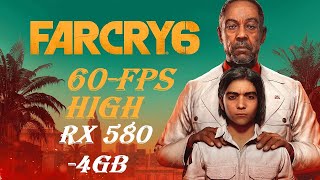 Far Cry 6 - RX580 4Gb - 1080p High Settings Benchmark