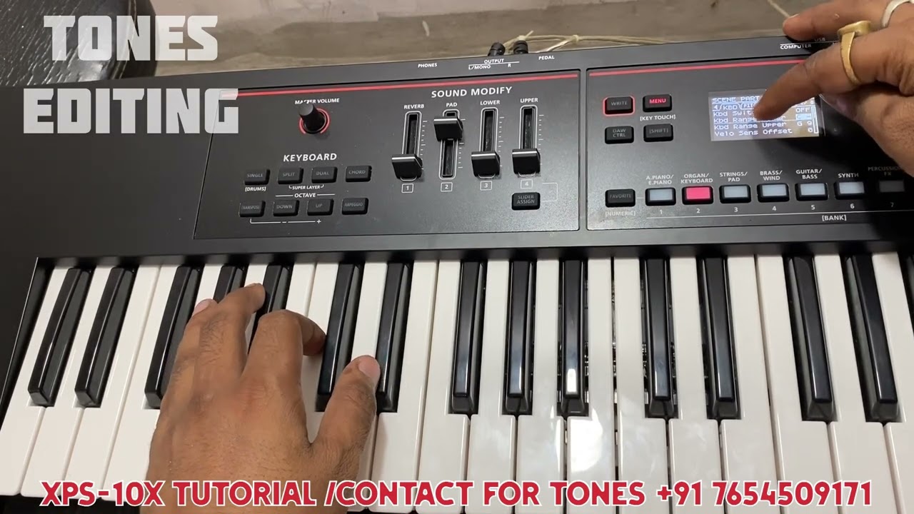 Xps 10x Tones Editing Process