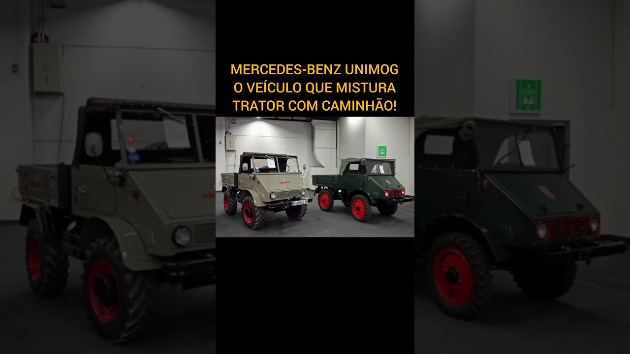 MERCEDES-BENZ UNIMOG - O 4X4 QUE MISTURA TRATOR COM CAMINHÃO