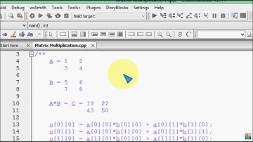 Bangla C programming tutorial 51 Two Dimensional Array Matrix Multiplication