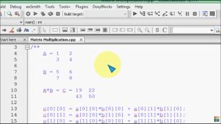 Bangla C programming tutorial 51 Two Dimensional Array Matrix Multiplication