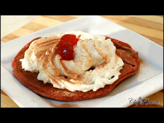 Red Velvet Pancakes For Valentine Morning Recipe | Recipes By Chef Ricardo | Chef Ricardo Cooking