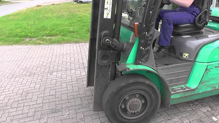 D3401 = 4.000 kg used Mitsubishi FD40N diesel forklift from 2010