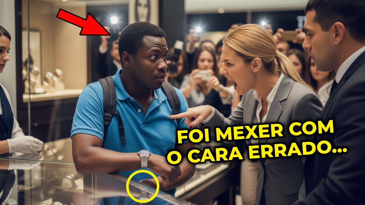 “Esse relógio é da vitrine. Tira AGORA!” — a humilhação virou o pior erro dela.