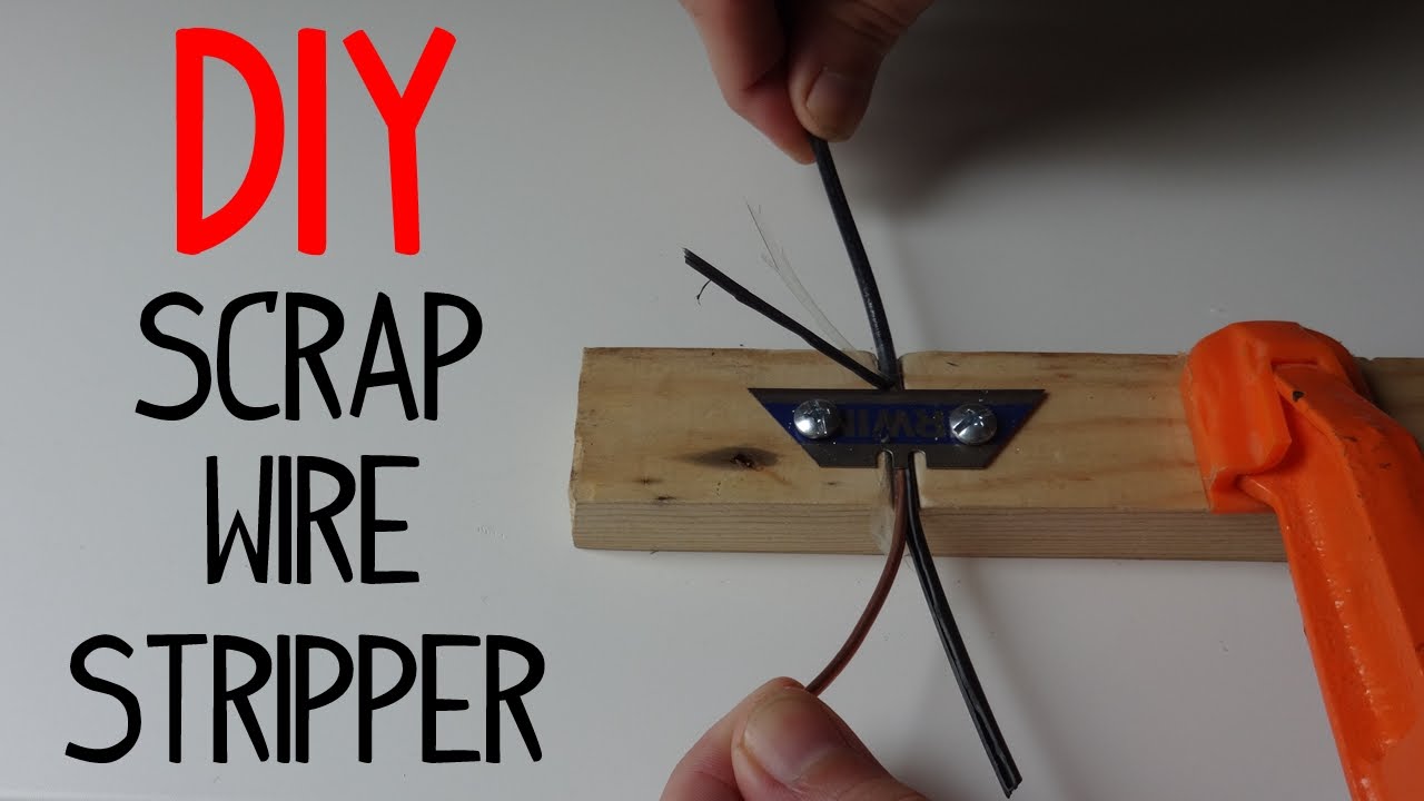 homemade copper wire strippers