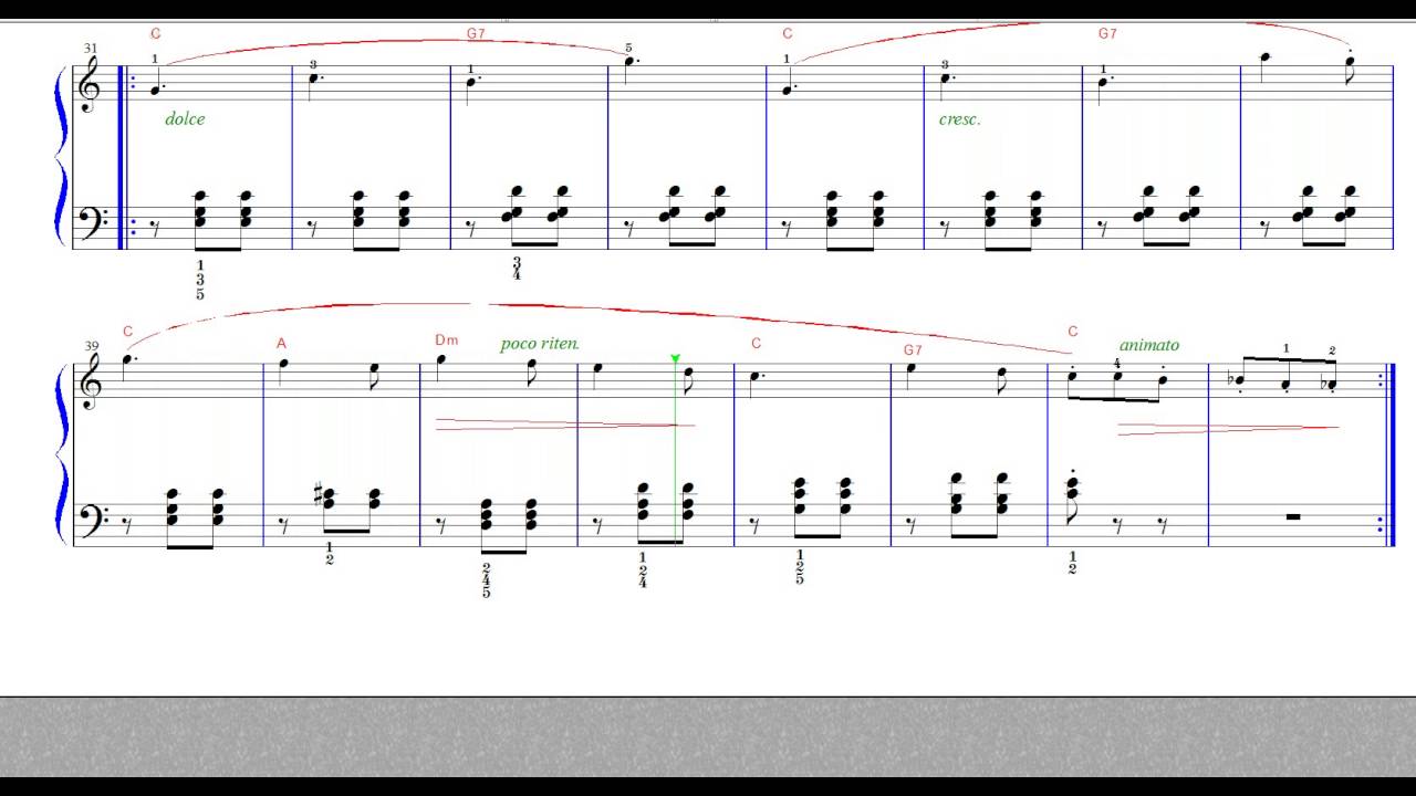 ブルグミュラー２５の練習曲　 15番  バラード 楽譜 コード付 大人のブルクミュラーピアノ