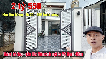 Đức Hoà - bán nhà lầu lững - vị trí đẹp gần Hóc Môn , cách ngã ba Mỹ Hạnh 400m , SHR hoàn công 