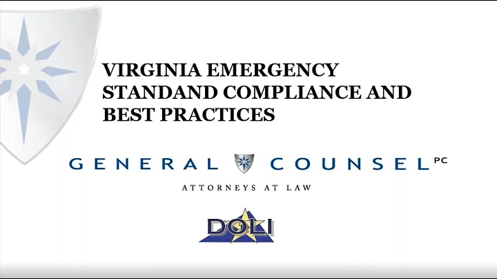 Virginia COVID 19 Standard webinar with Occupation...