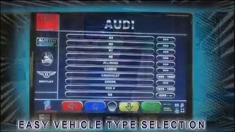 RAV VISTAR 3D Wheel Alignment Computer