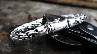Men's Heavy Handmade Bali Sterling Silver Bracelet | 925 | REVIEW