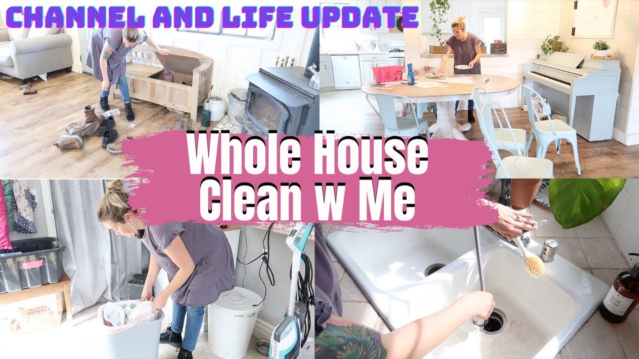 EXTREME WHOLE HOUSE CLEAN WITH ME || CLEANING MOTIVATION || AT HOME ...