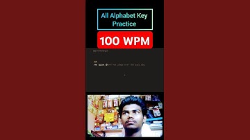 The quick brown fox jumps over the lazy dog #typing #typingtest #shortvideo  #raushantypingmaster