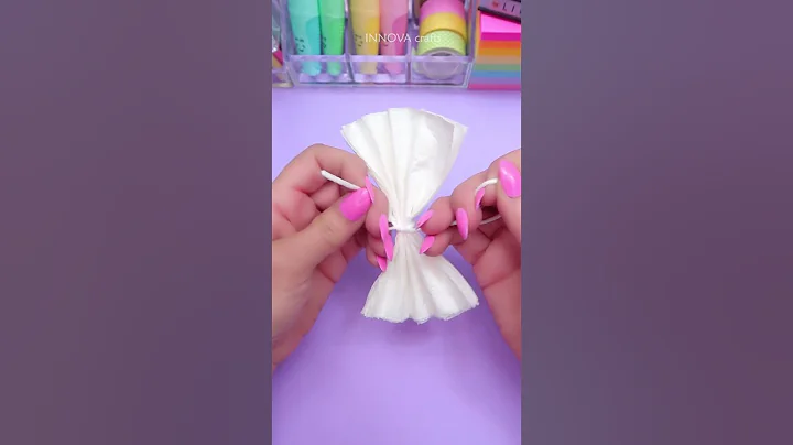 DIY Jisoo Flower Ring with toilet paper #shorts #diy #art #crafts #jisoo #jisooflower