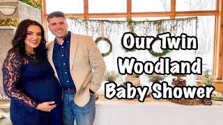 Our Twin Woodland Baby Shower | IVF Journey