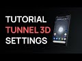 In depth look at the tunnel 3d live wallpaper settings for android